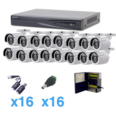 Sistema TURBOHD 1080P de 16 canales compatible con P2P.