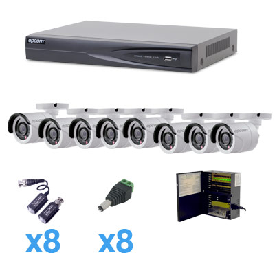Sistema TurboHD 1080P de 8 canales c/ P2P